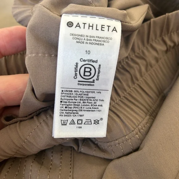 Athleta Wide Leg Crop Women’s Size 10 - Picture 2 of 10